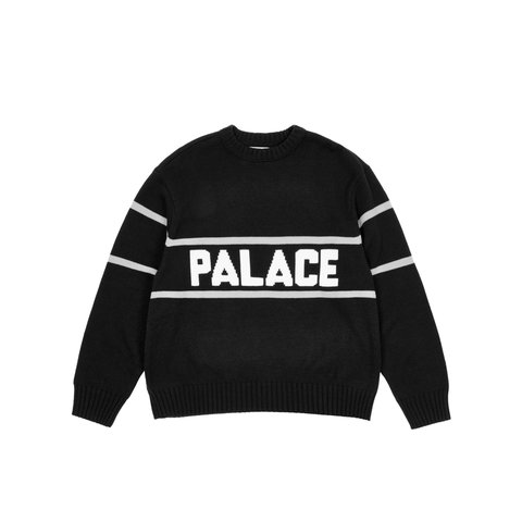 Palace BLOCKY KNIT BLACK - Colorway