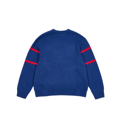 Palace BLOCKY KNIT BLUE - Colorway