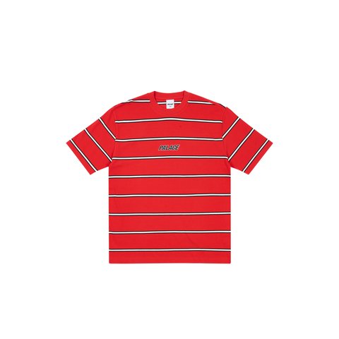DUO STRIPE T-SHIRT TRUEST RED