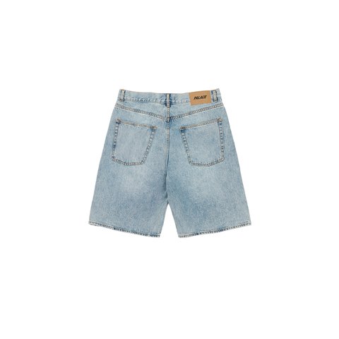 Palace JEAN SHORT LIGHT STONE WASH - Colorway