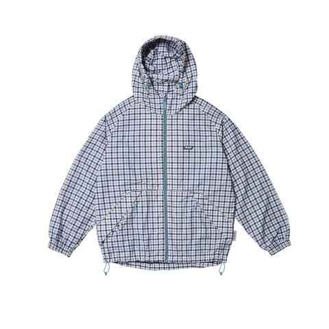 LIGHTER SHELL JACKET BLUE GINGHAM CHECK
