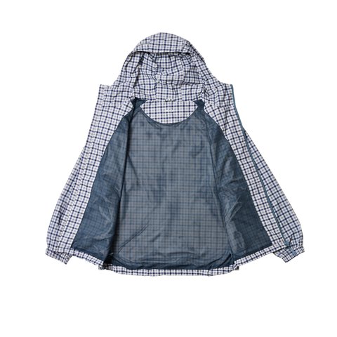LIGHTER SHELL JACKET BLUE GINGHAM CHECK