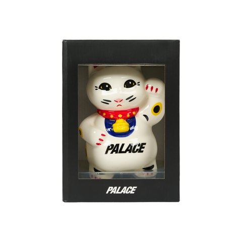 LUCKY CAT MONEY BANK WHITE