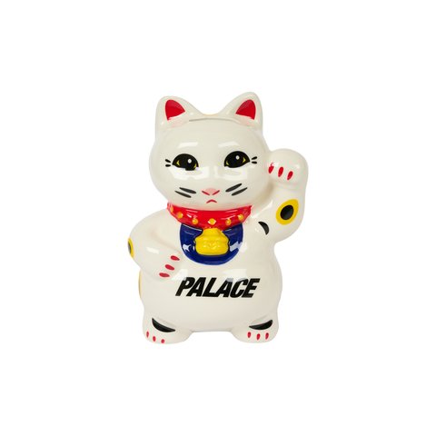 LUCKY CAT MONEY BANK WHITE
