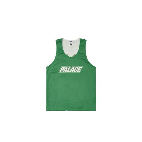 Palace MESH REVERSO BORDER VEST GREEN - Colorway