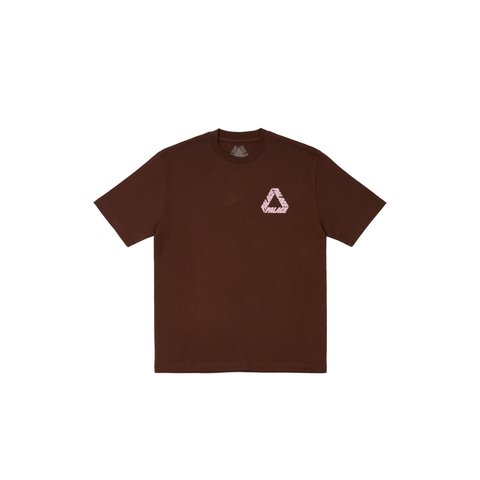 P-3 OUTLINE T-SHIRT NICE BROWN