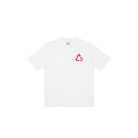 Palace P-3 OUTLINE T-SHIRT WHITE - Colorway