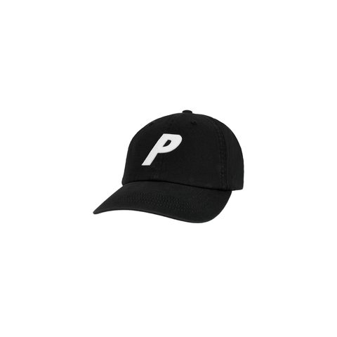 P 6-PANEL BLACK