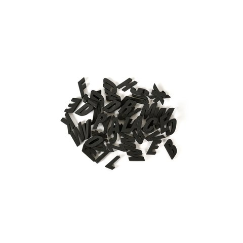 PALACE ALPHABET FRIDGE MAGNETS BLACK