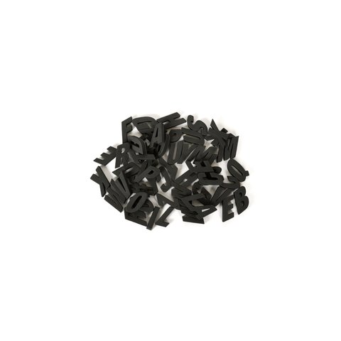 PALACE ALPHABET FRIDGE MAGNETS BLACK