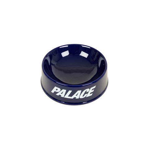 PALACE FONT CERAMIC DOG BOWL BLUE