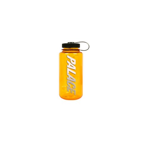 PALACE NALGENE FONT WATER BOTTLE CLEMENTINE / BLACK