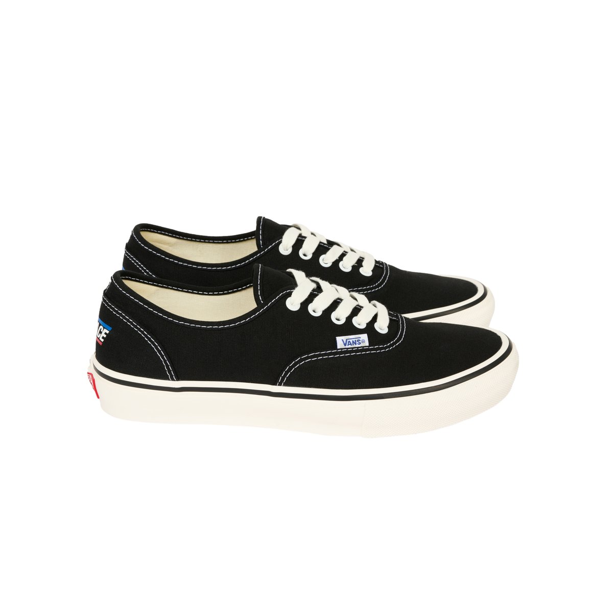 PALACE VANS SKATE AUTHENTIC BLACK / WHITE - Palace