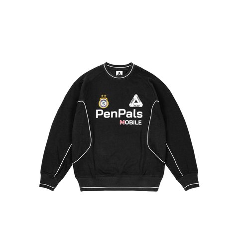 Palace PEN PALS CREW BLACK - Colorway