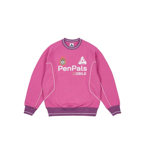 Palace PEN PALS CREW ROSA - Colorway