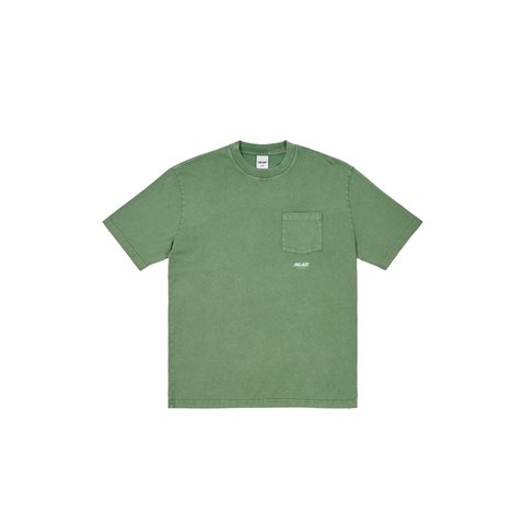 Palace PIGMENT POCKET T-SHIRT GREEN - Colorway