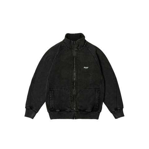 Palace PIGMENT WASH PALACE LONDON ZIP FUNNEL BLACK - Colorway