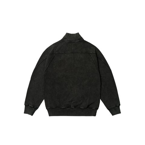 Palace PIGMENT WASH PALACE LONDON ZIP FUNNEL BLACK - Colorway