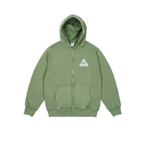 PIGMENT WASH TRI-FERG HOOD GREEN