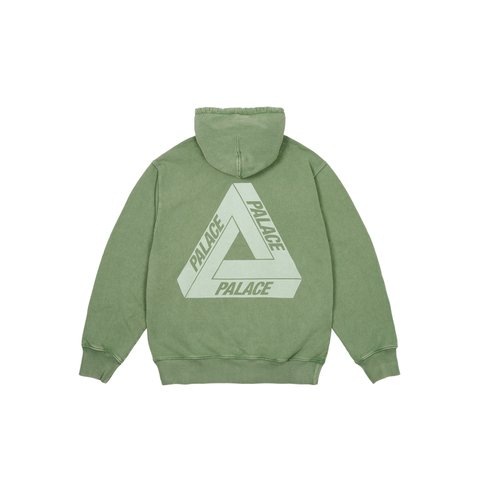 PIGMENT WASH TRI-FERG HOOD GREEN