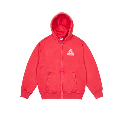 PIGMENT WASH TRI-FERG HOOD RED