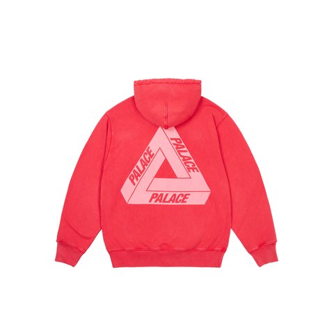 PIGMENT WASH TRI-FERG HOOD RED