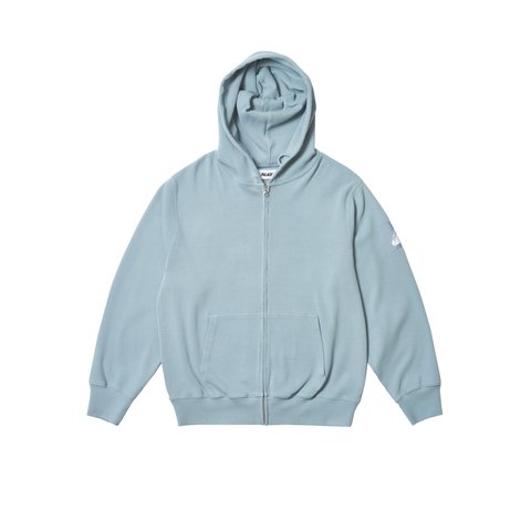Palace RIB HOOD HAZY BLUE - Colorway