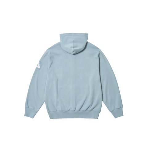 Palace RIB HOOD HAZY BLUE - Colorway