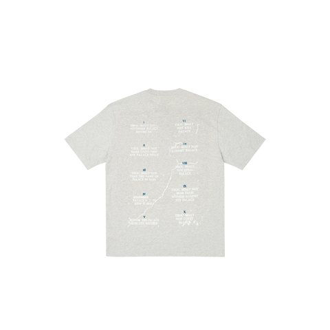 Palace SAVE THYSELF T-SHIRT GREY MARL - Colorway