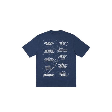 Palace SAVE THYSELF T-SHIRT NAVY - Colorway