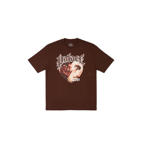 Palace SAVE THYSELF T-SHIRT NICE BROWN - Colorway
