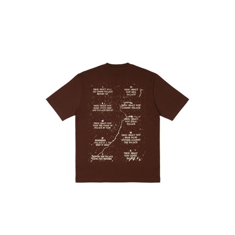 Palace SAVE THYSELF T-SHIRT NICE BROWN - Colorway