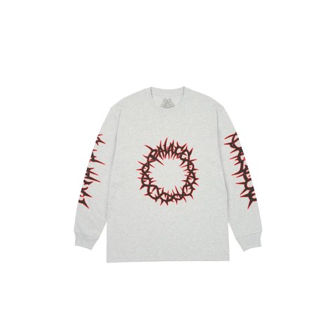 SPIKED LONGSLEEVE GREY MARL