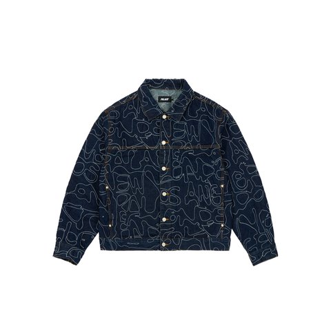 Palace SPLAT DENIM JACKET INDIGO - Colorway