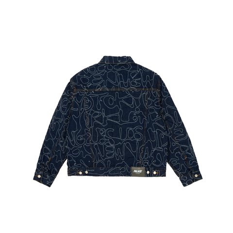 Palace SPLAT DENIM JACKET INDIGO - Colorway