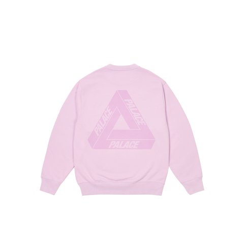Palace SPRAY TRI-FERG CREW BLOOM PURPLE - Colorway