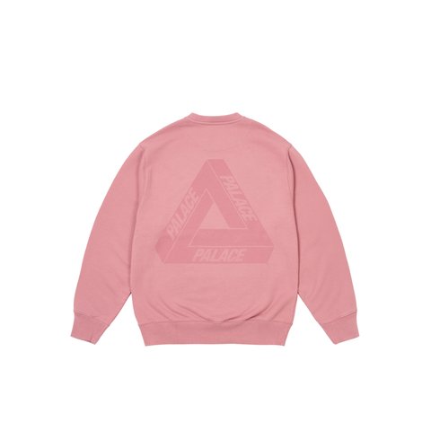 Palace SPRAY TRI-FERG CREW DUSTY MAUVE - Colorway