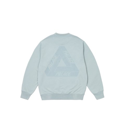 Palace SPRAY TRI-FERG CREW HAZY BLUE - Colorway
