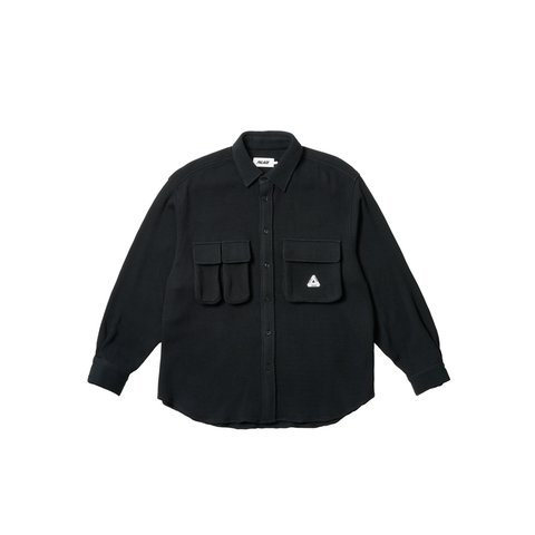 WAFFLE SHIRT BLACK