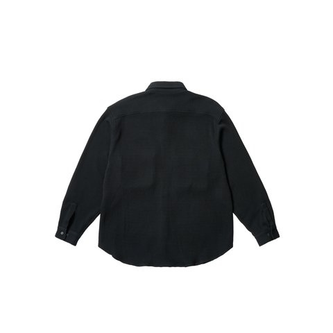 WAFFLE SHIRT BLACK