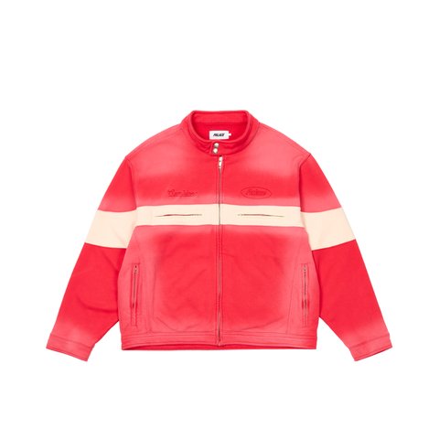 Palace WASHED MOTO JACKET TRUEST RED - Colorway