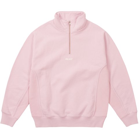 Palace 1/4 ZIP WASH OUT FUNNEL LUSH FLUSH - $168.00