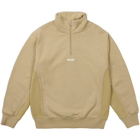 Palace 1/4 ZIP WASH OUT FUNNEL STONEY GREY - $168.00