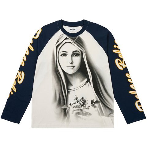 Palace 1 TRUTH LONGSLEEVE NAVY - $118.00