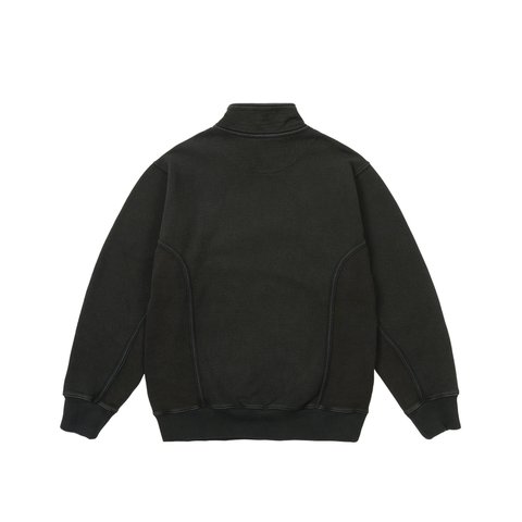 Palace 1/4 ZIP WASH OUT FUNNEL BLACK - Colorway