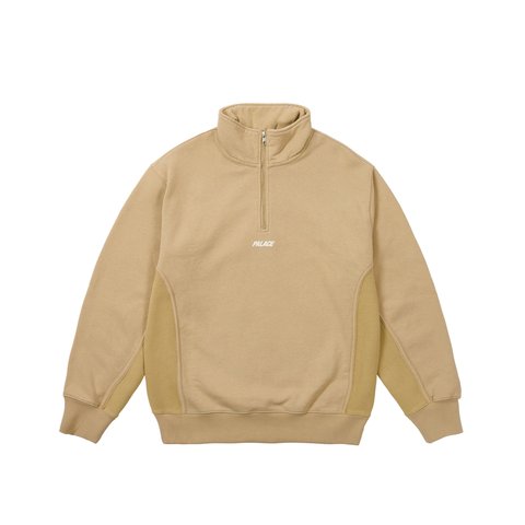Palace 1/4 ZIP WASH OUT FUNNEL STONEY GREY - Colorway