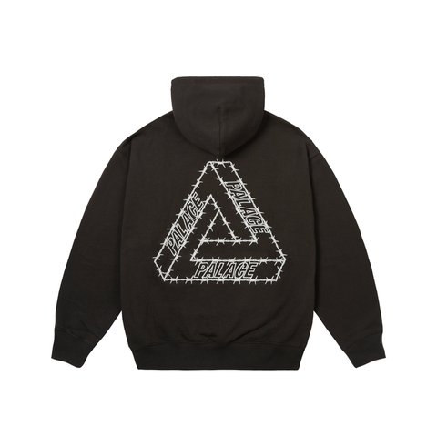 Palace BARBED TRI-FERG HOOD BLACK - Colorway