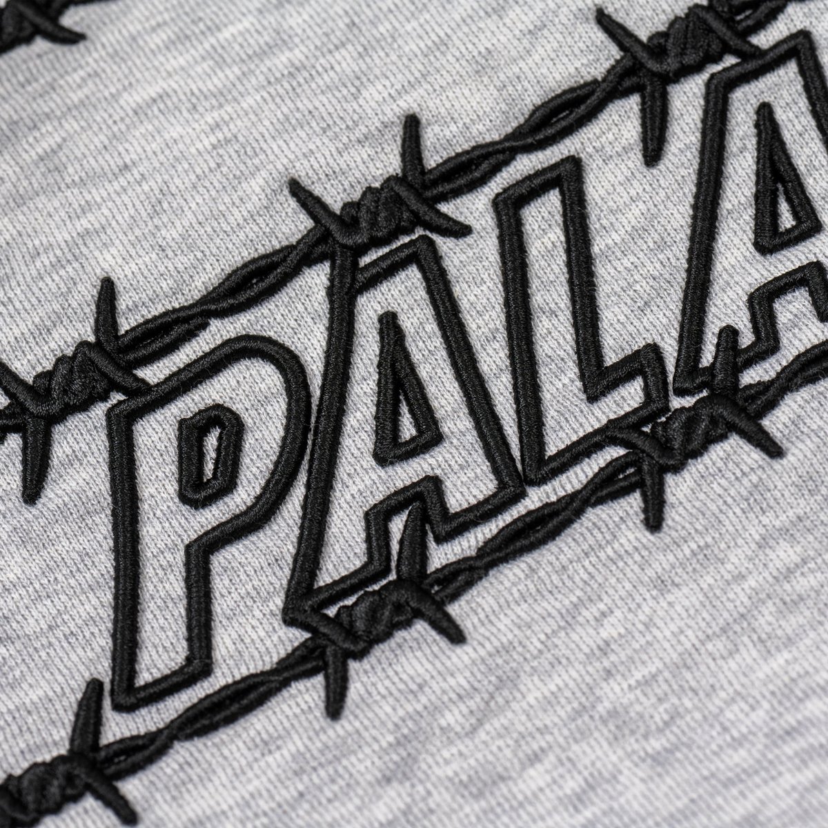 BARBED TRI-FERG HOOD GREY MARL - Summer 2025 - Palace