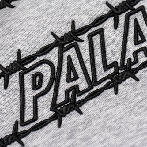 Palace BARBED TRI-FERG HOOD GREY MARL - Colorway