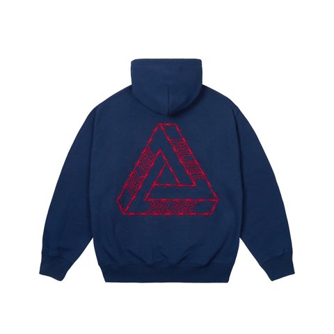 Palace BARBED TRI-FERG HOOD NAVY - Colorway